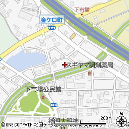 愛知県春日井市下市場町4丁目7周辺の地図