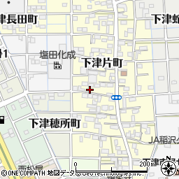 愛知県稲沢市下津片町92周辺の地図