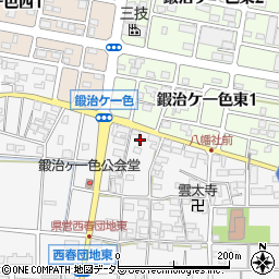 愛知県北名古屋市鍜治ケ一色村内東83周辺の地図