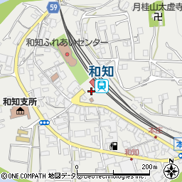 和知駅周辺の地図