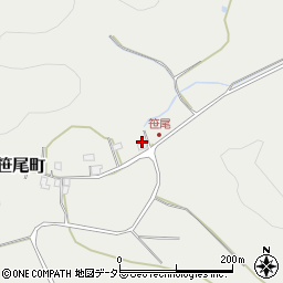 滋賀県彦根市笹尾町341周辺の地図