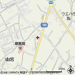 静岡県富士宮市山宮64周辺の地図
