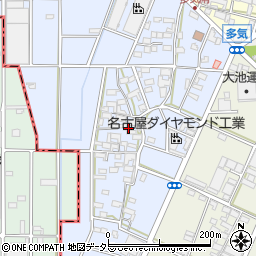 愛知県小牧市多気西町227周辺の地図