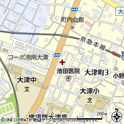 タイムズ横須賀大津第３駐車場周辺の地図