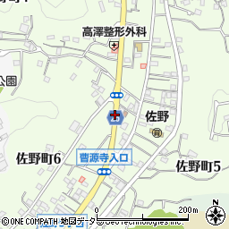 曹源寺周辺の地図