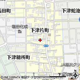 愛知県稲沢市下津片町95周辺の地図