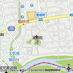 〒487-0014 愛知県春日井市気噴町の地図