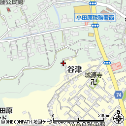 神奈川県小田原市荻窪487-1周辺の地図
