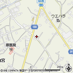 静岡県富士宮市山宮256周辺の地図