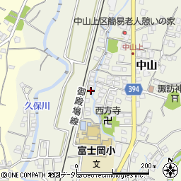 静岡県御殿場市中山143周辺の地図
