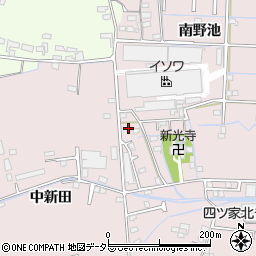 愛知県春日井市西屋町中新田64周辺の地図