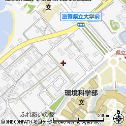 滋賀県彦根市八坂町周辺の地図