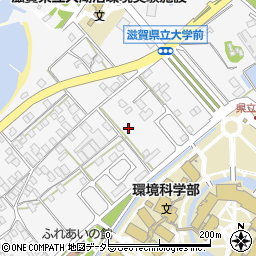 滋賀県彦根市八坂町周辺の地図