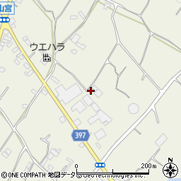静岡県富士宮市山宮223周辺の地図