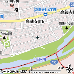コンフォール高蔵寺周辺の地図