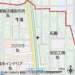 愛知県北名古屋市熊之庄論田野周辺の地図