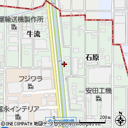 愛知県北名古屋市熊之庄（論田野）周辺の地図