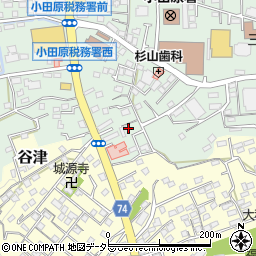 神奈川県小田原市荻窪397周辺の地図