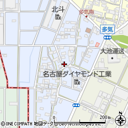 愛知県小牧市多気西町214周辺の地図