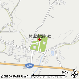 村山浅間神社周辺の地図