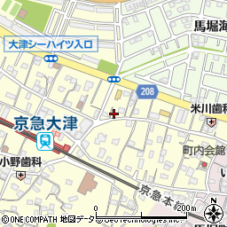 ウイング湘南大津店周辺の地図