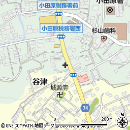 神奈川県小田原市荻窪410周辺の地図