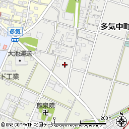 愛知県小牧市多気中町274周辺の地図