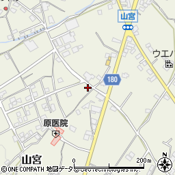 静岡県富士宮市山宮893周辺の地図