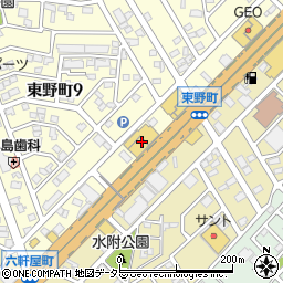 ケーズデンキ春日井店周辺の地図