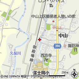 静岡県御殿場市中山145周辺の地図