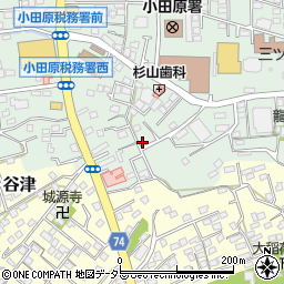 神奈川県小田原市荻窪387周辺の地図