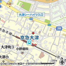 おおらか大津店周辺の地図