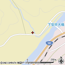 鳥取県日野郡江府町下安井144周辺の地図