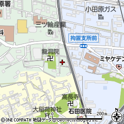 神奈川県小田原市荻窪166周辺の地図