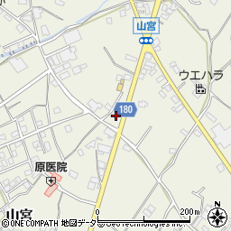 静岡県富士宮市山宮889周辺の地図