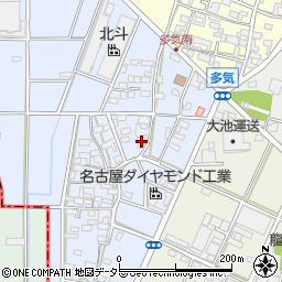 愛知県小牧市多気西町208周辺の地図