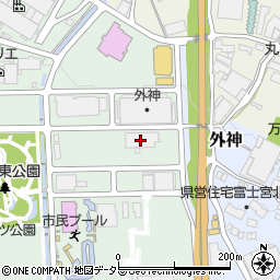 ＪＡふじ伊豆富士宮中央周辺の地図