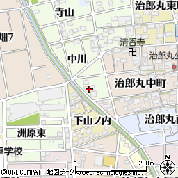 有限会社浦山工業　稲島工場周辺の地図