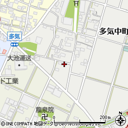愛知県小牧市多気中町276周辺の地図