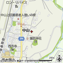静岡県御殿場市中山290周辺の地図