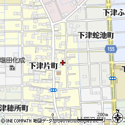 愛知県稲沢市下津片町77周辺の地図