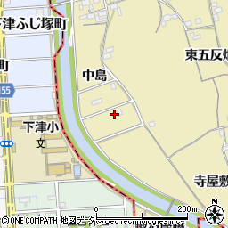 愛知県一宮市丹陽町九日市場中島30周辺の地図