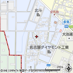 愛知県小牧市多気西町217周辺の地図