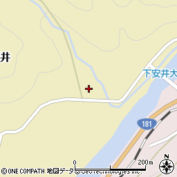 鳥取県日野郡江府町下安井141周辺の地図