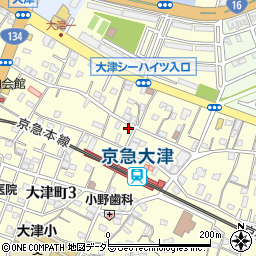 有限会社大津はっとり周辺の地図