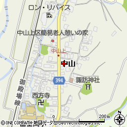 静岡県御殿場市中山248周辺の地図