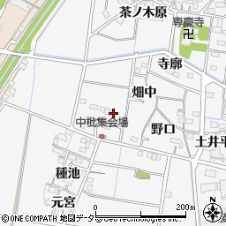 愛知県稲沢市祖父江町山崎畑中47周辺の地図