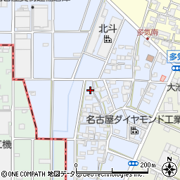 愛知県小牧市多気西町221周辺の地図