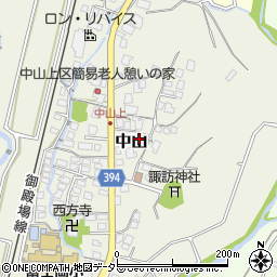静岡県御殿場市中山246周辺の地図