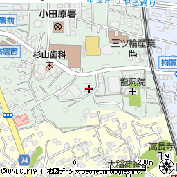 神奈川県小田原市荻窪379周辺の地図
